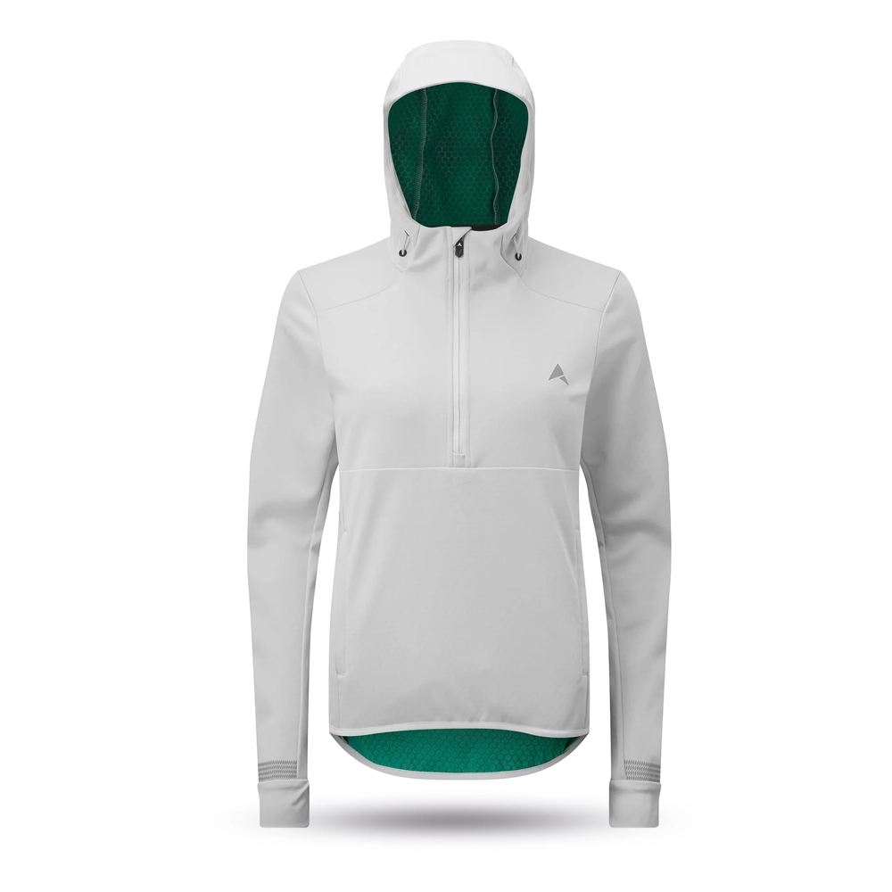 Grid Half Zip Softshell Hoodie